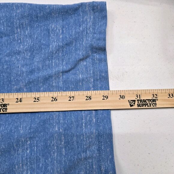 Carhartt T Shirt Mens 2XL Blue Heathered Loose Fit Crew Neck Workwear Heavy - Picture 6 of 8